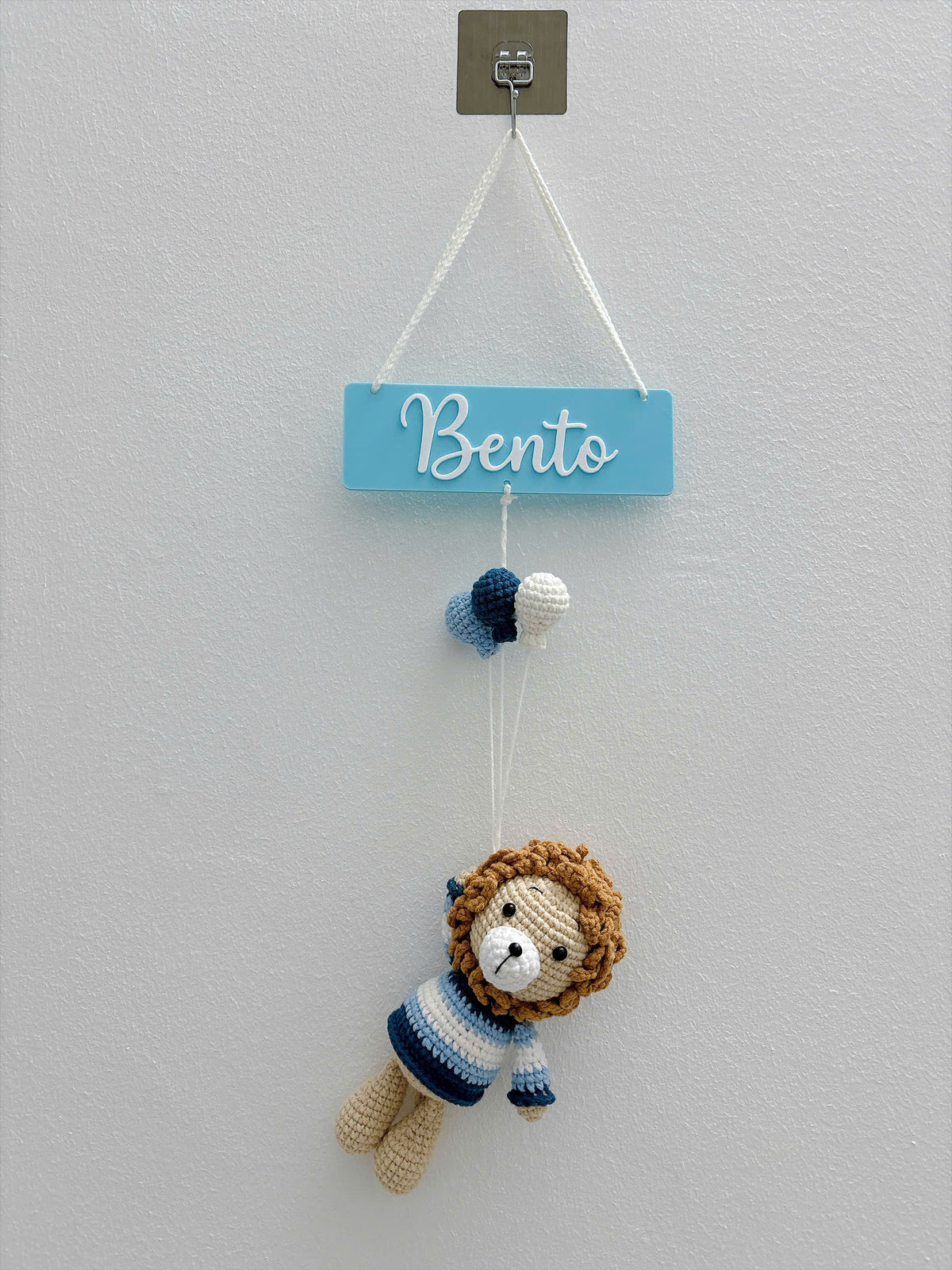 Crochet Name Sign Wall Hanging