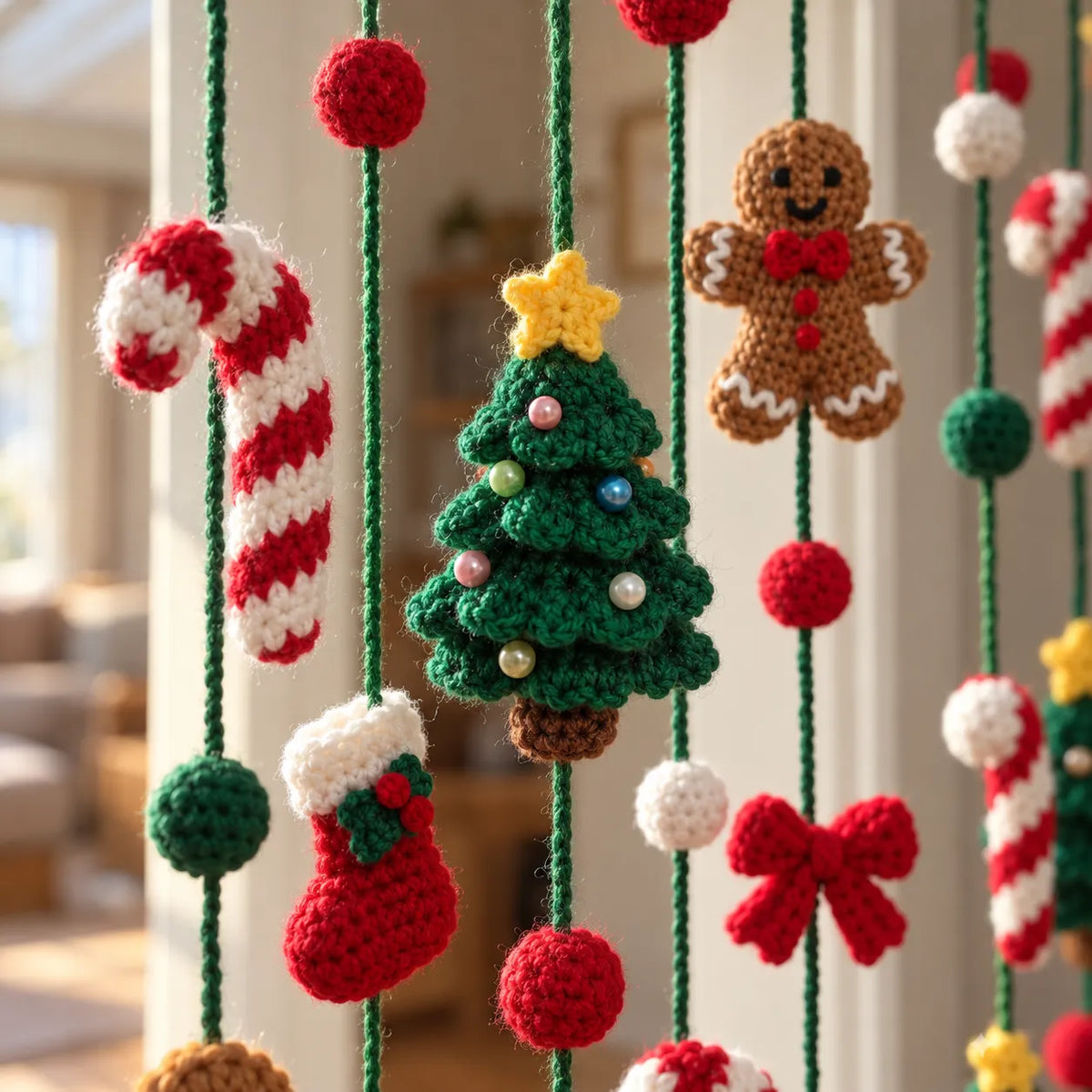 Christmas Curtain Crochet Pattern