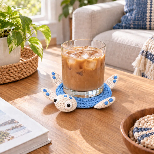 Turtle Coaster Crochet Pattern