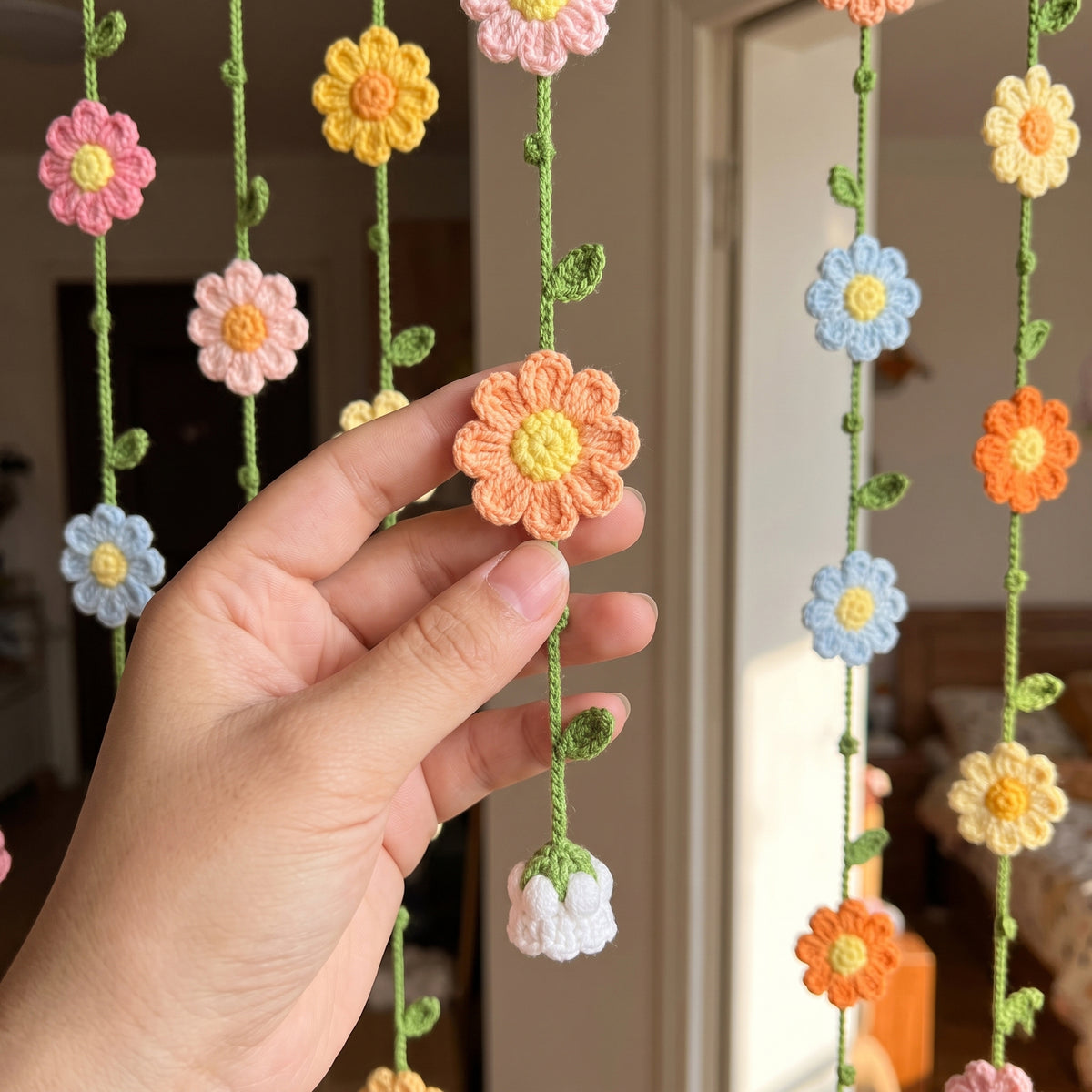Flower Curtain Crochet Pattern