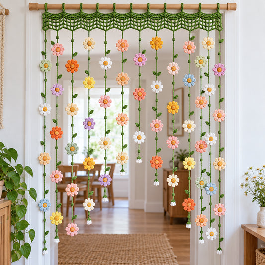 Flower Curtain Crochet Pattern