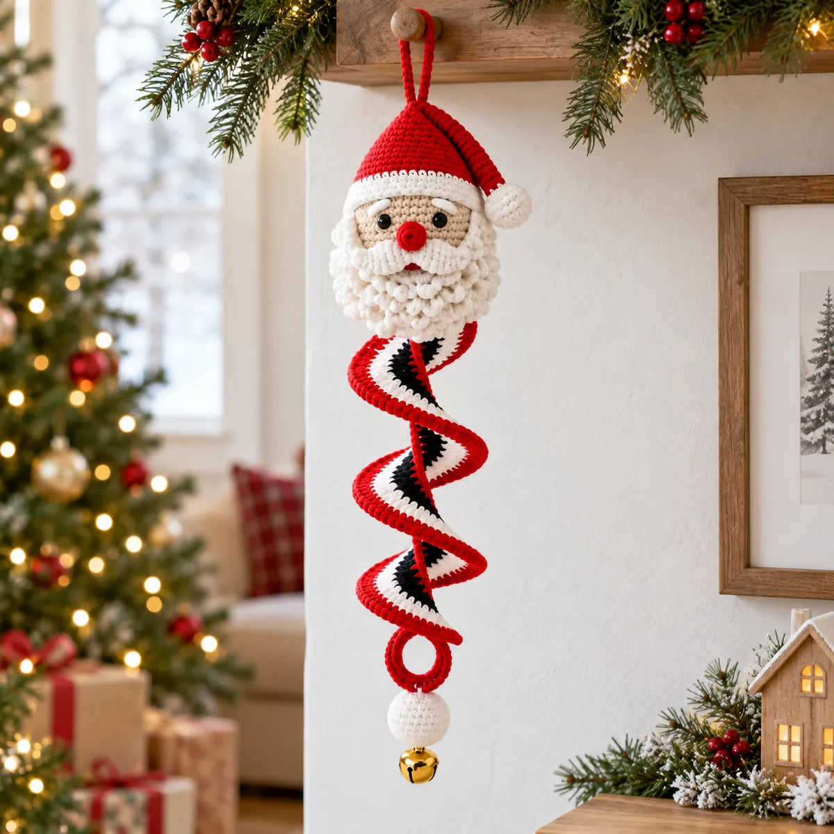 Santa Wind Spinner Crochet Pattern