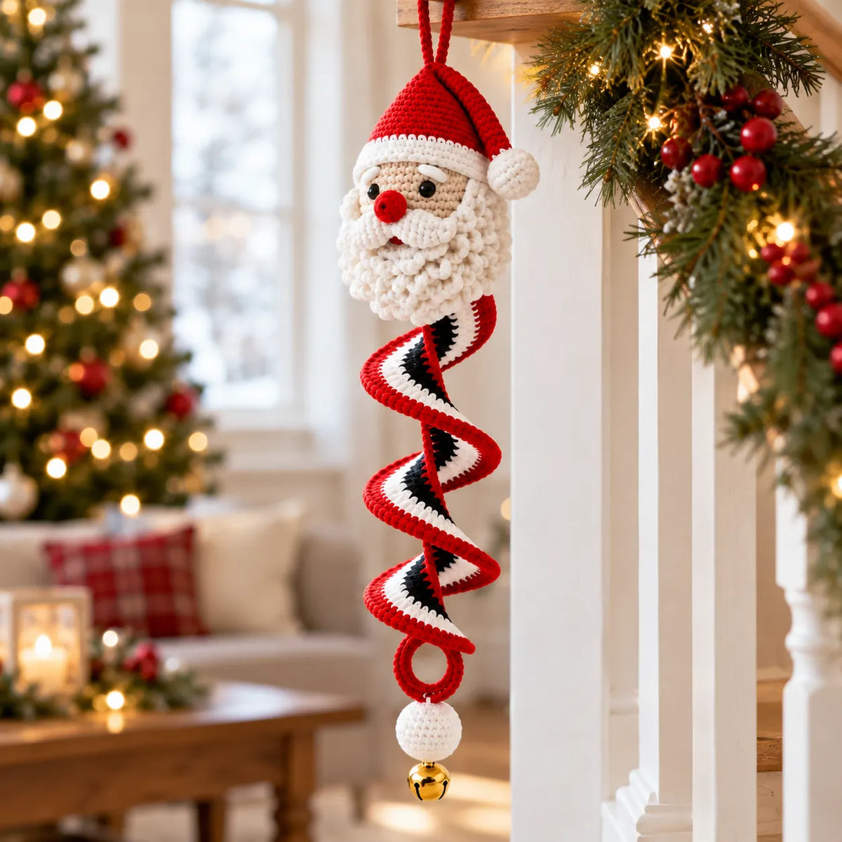 Santa Wind Spinner Crochet Pattern