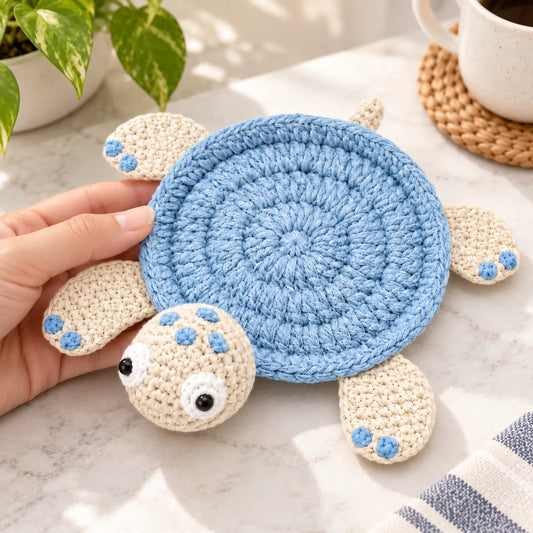 Turtle Coaster Crochet Pattern