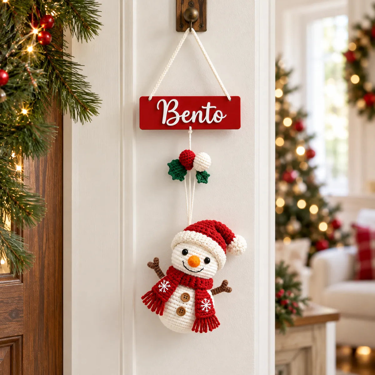 Personalized Christmas Name Sign