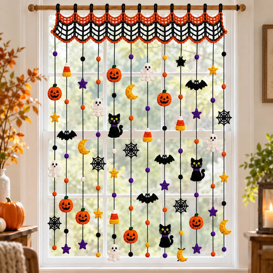 Halloween Curtain Crochet Pattern