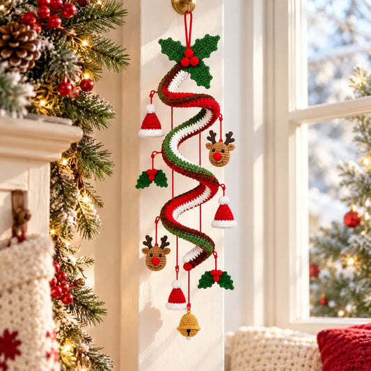 Christmas Spiral Hanging Decor