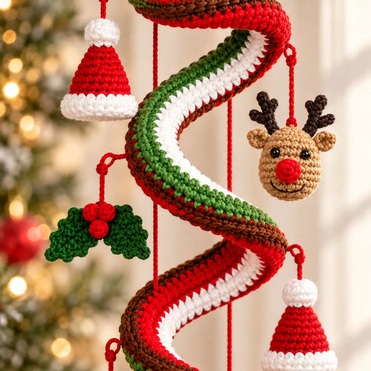 Christmas Spiral Hanging Decor