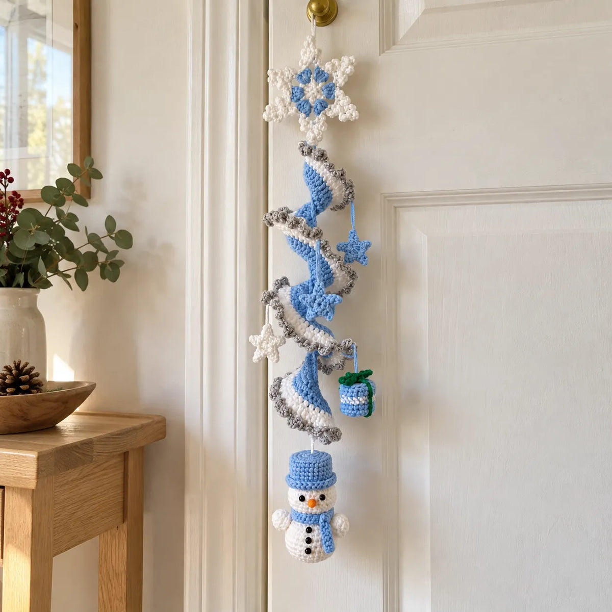 Snowflake Spiral Wind Chime Crochet Pattern
