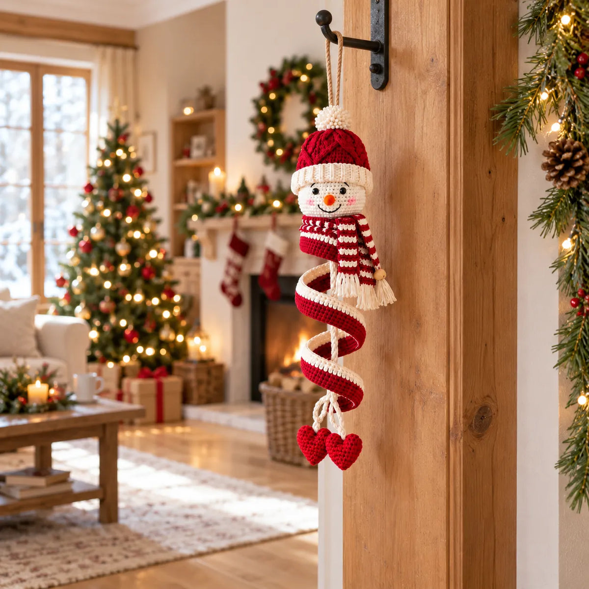Snowman Wind Spinner Crochet Pattern