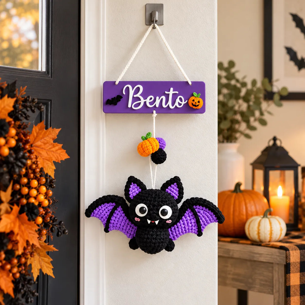 Crochet Name Sign Wall Hanging