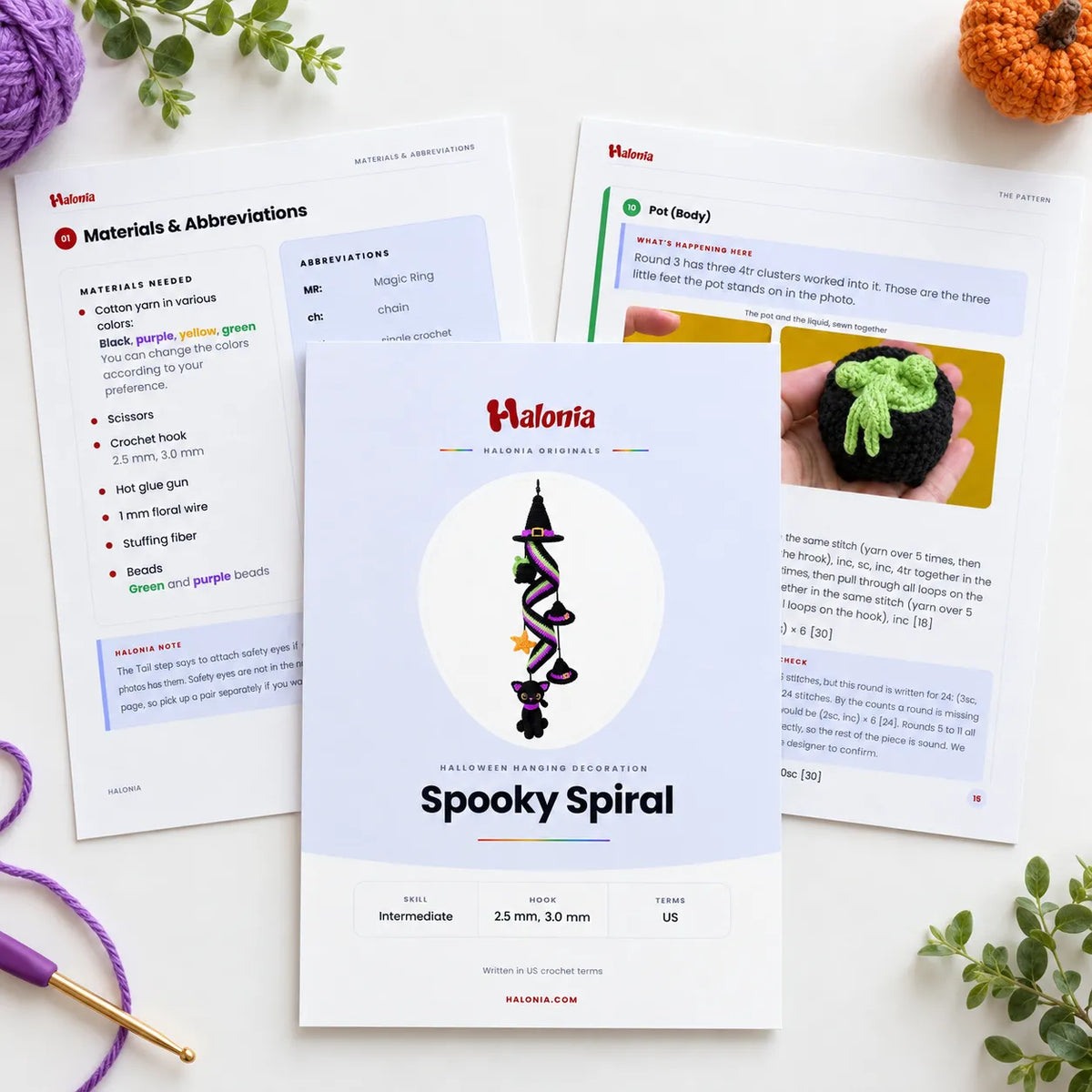 Spooky Spiral Crochet Pattern