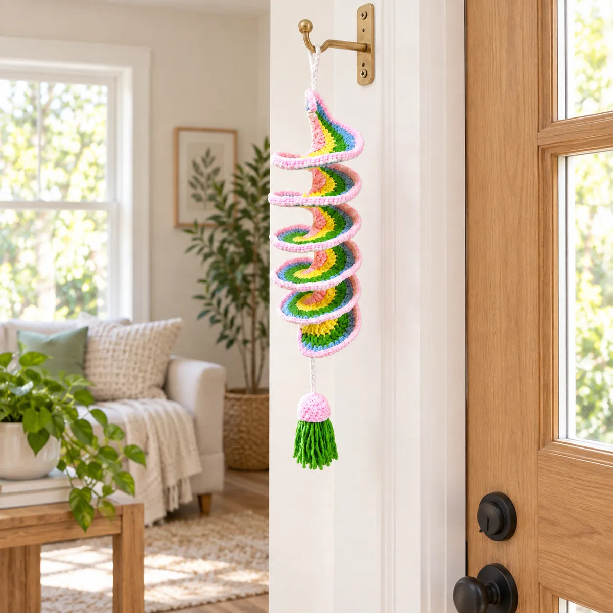 Spiral Wind Chime Crochet Pattern