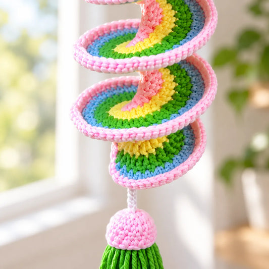 Spiral Wind Chime Crochet Pattern