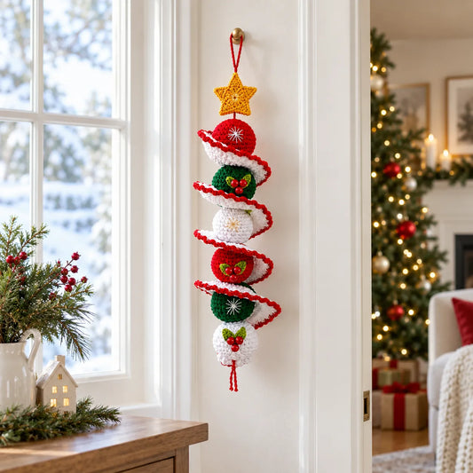 Christmas Wind Chime Crochet Pattern