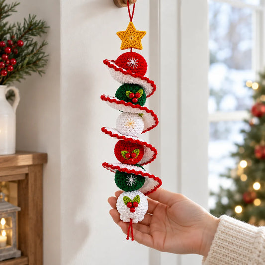Christmas Spiral Hanging Decor