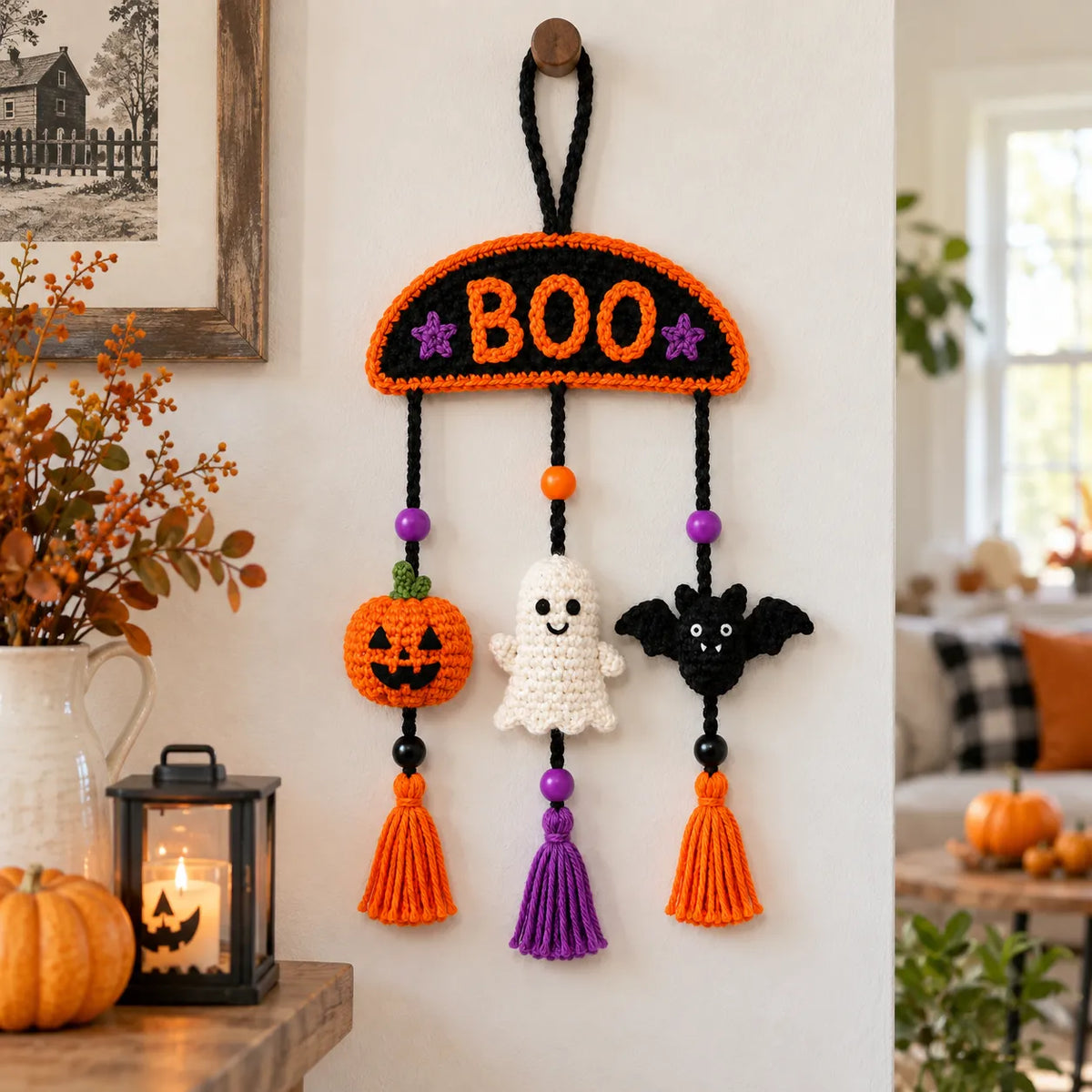 Halloween Boo Hanging Decor