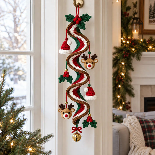 Christmas Spiral Wind Chime