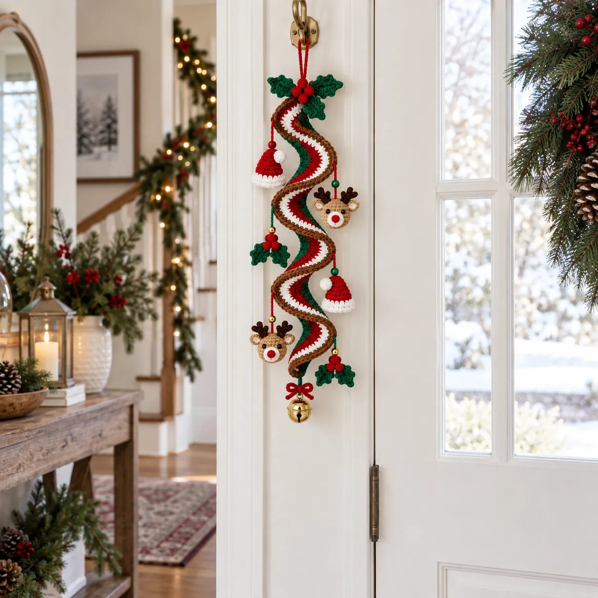 Christmas Spiral Wind Chime