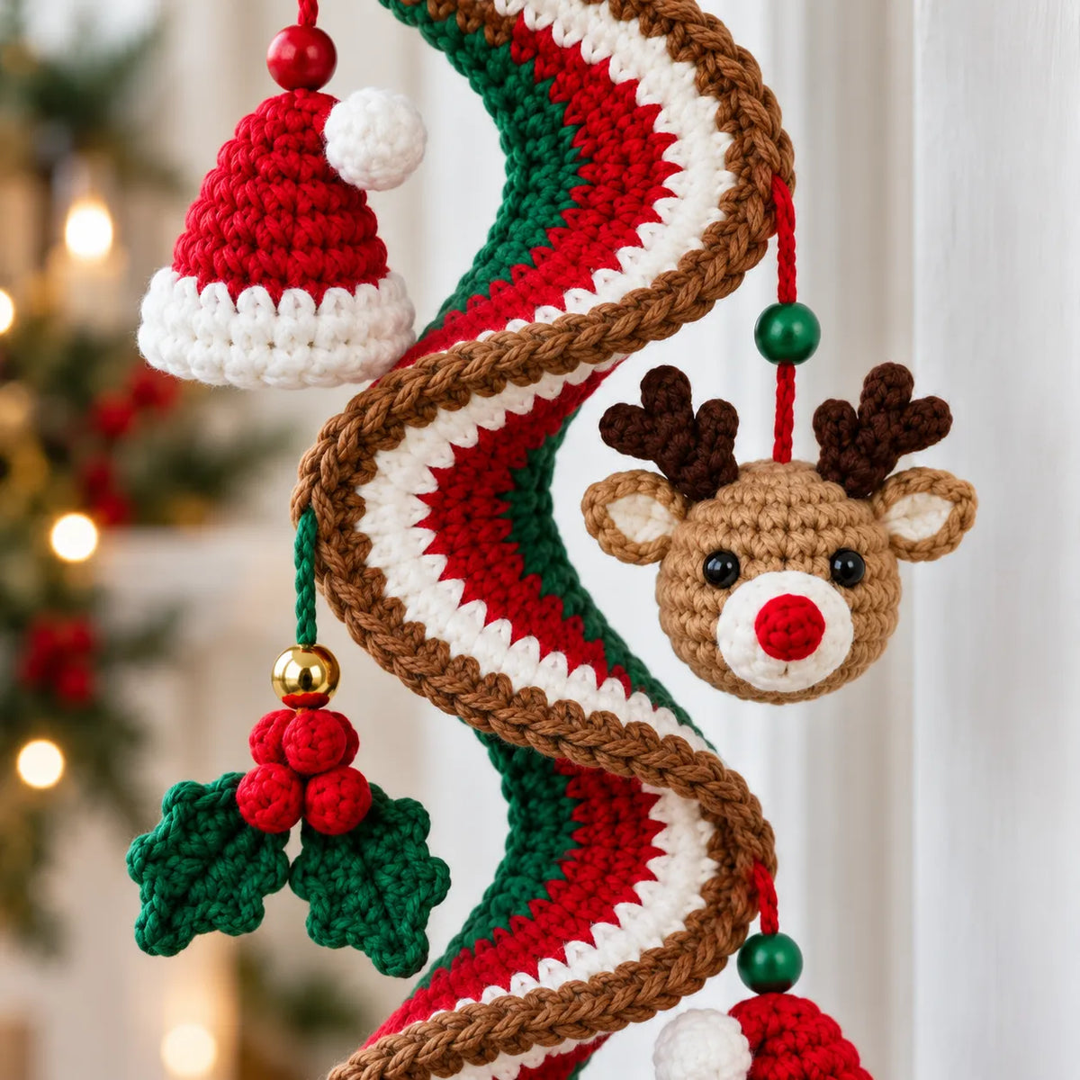 Christmas Spiral Wind Chime