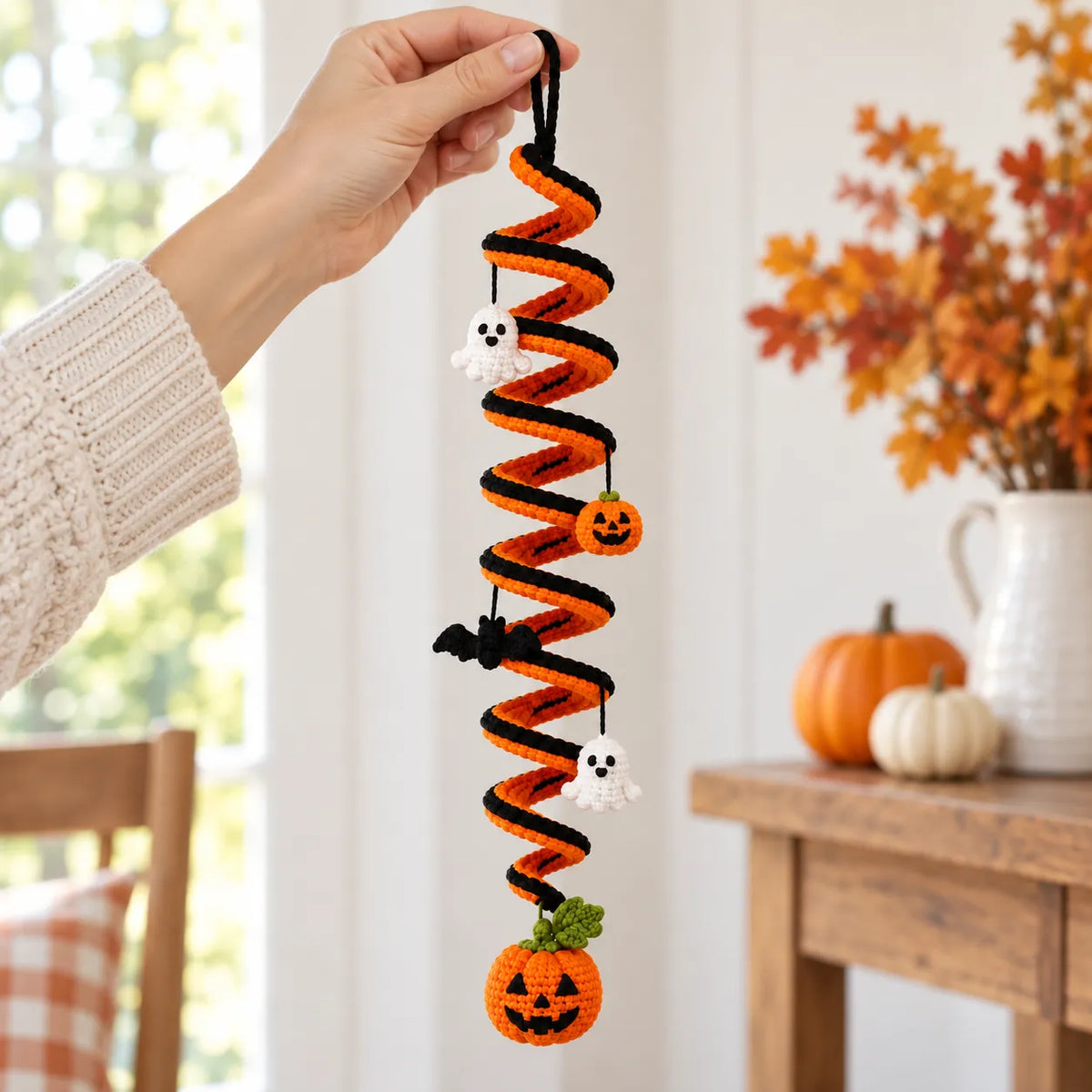 Scary Spiral Hanging Crochet Pattern