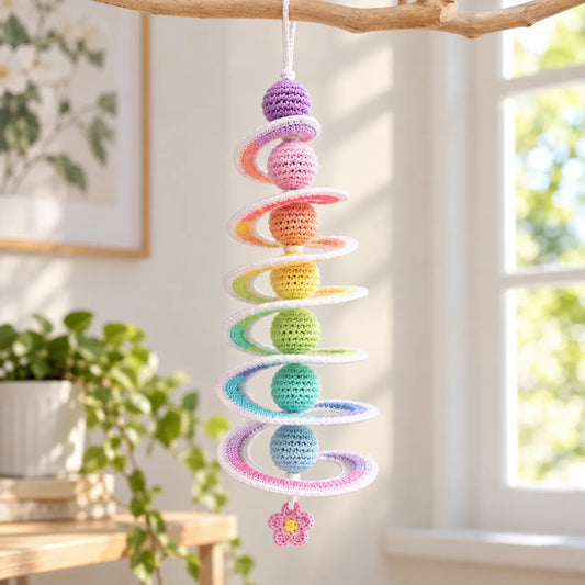 Rainbow Spiral Hanging Decor