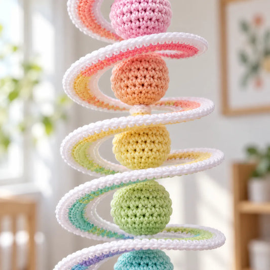 Rainbow Spiral Hanging Decor
