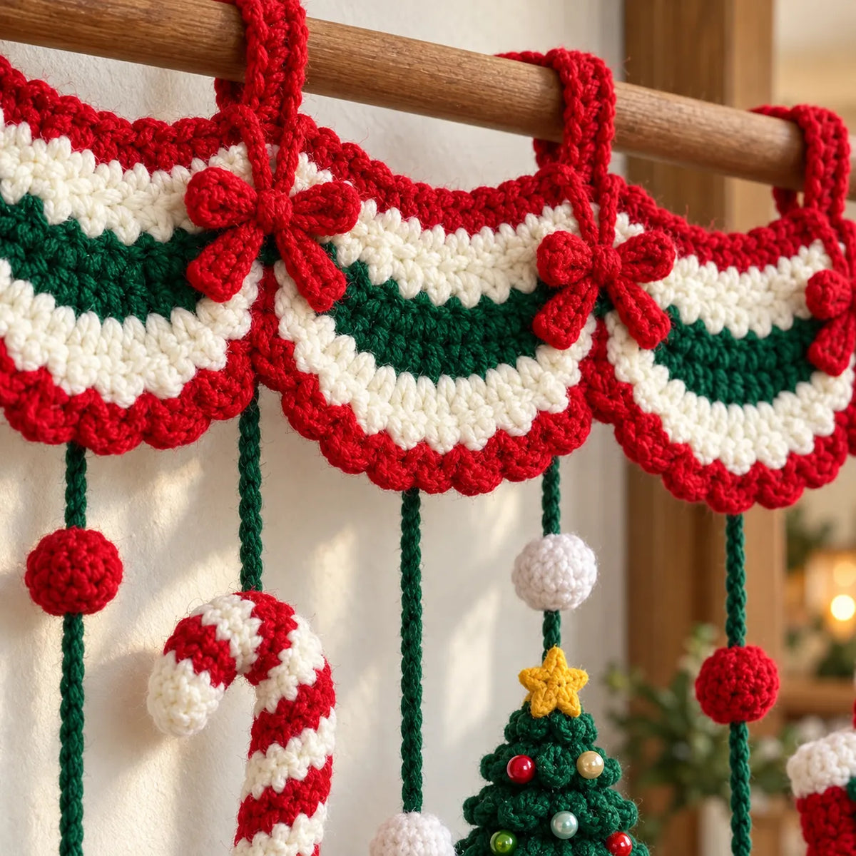 Christmas Curtain Crochet Pattern