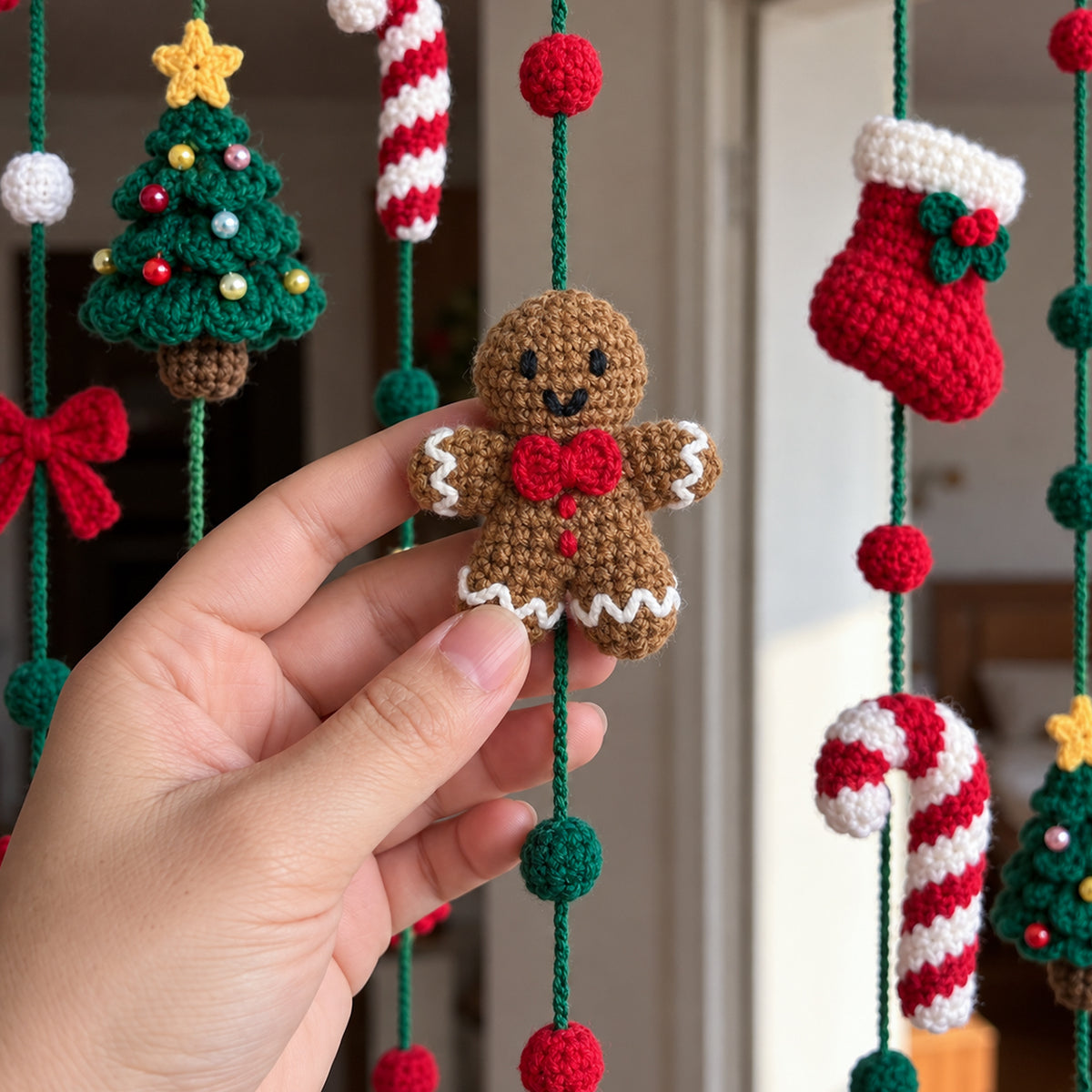 Christmas Curtain Crochet Pattern