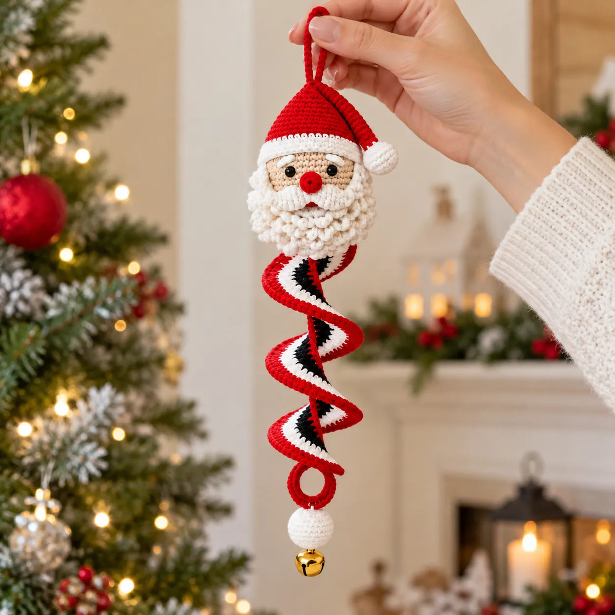 Santa Wind Spinner Crochet Pattern