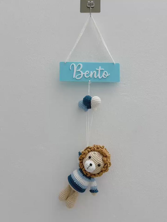 Crochet Name Sign Wall Hanging